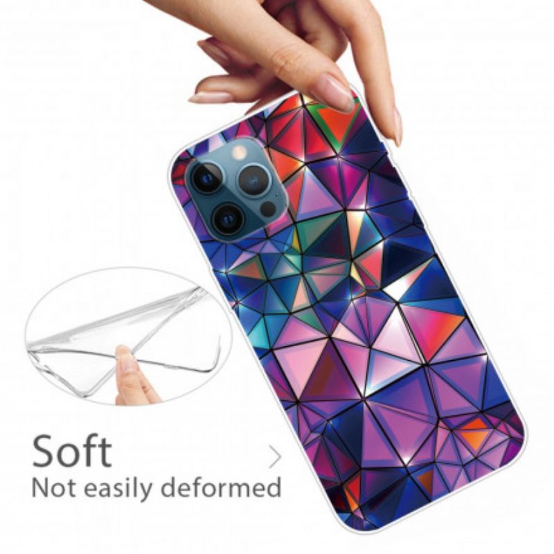 Hoesje voor iPhone 12 / 12 Pro Flexibele Geometrie