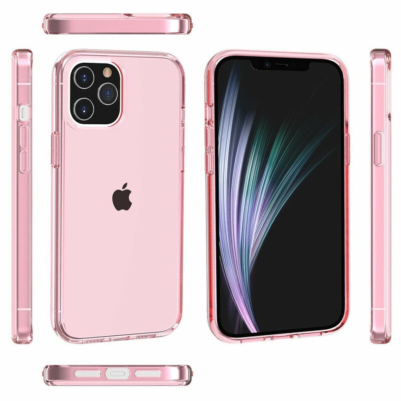 Hoesje voor iPhone 12 / 12 Pro Gekleurd Transparant