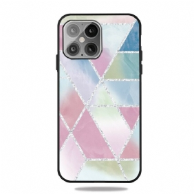 Hoesje voor iPhone 12 / 12 Pro Gestileerd Marmer