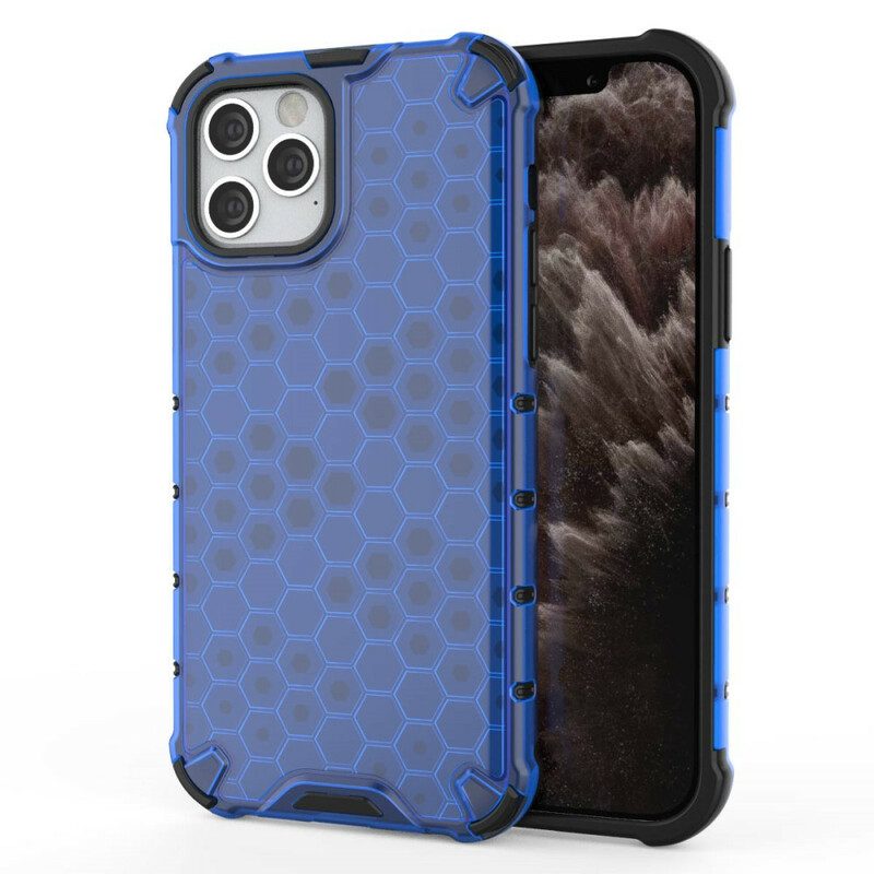 Hoesje voor iPhone 12 / 12 Pro Honingraatstijl