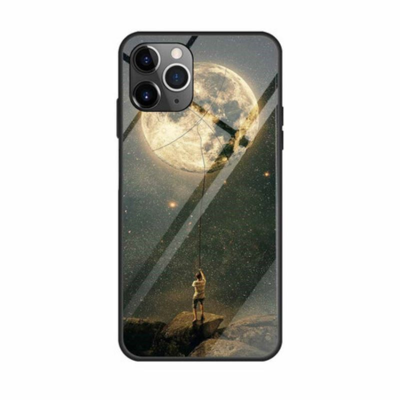 Hoesje voor iPhone 12 / 12 Pro Ik Heb De Maan Gevangen