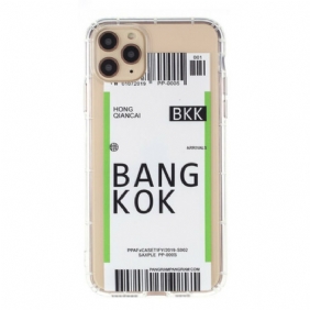 Hoesje voor iPhone 12 / 12 Pro Instapkaart Naar Bangkok