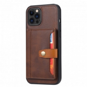 Hoesje voor iPhone 12 / 12 Pro Kaarthouder Standaard