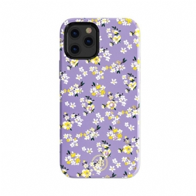 Hoesje voor iPhone 12 / 12 Pro Kingxbar Bloemen