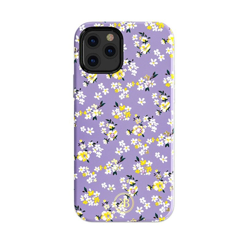 Hoesje voor iPhone 12 / 12 Pro Kingxbar Bloemen