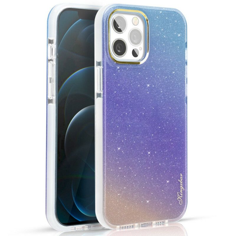 Hoesje voor iPhone 12 / 12 Pro Kingxbar Veelkleurige Pailletten