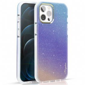 Hoesje voor iPhone 12 / 12 Pro Kingxbar Veelkleurige Pailletten