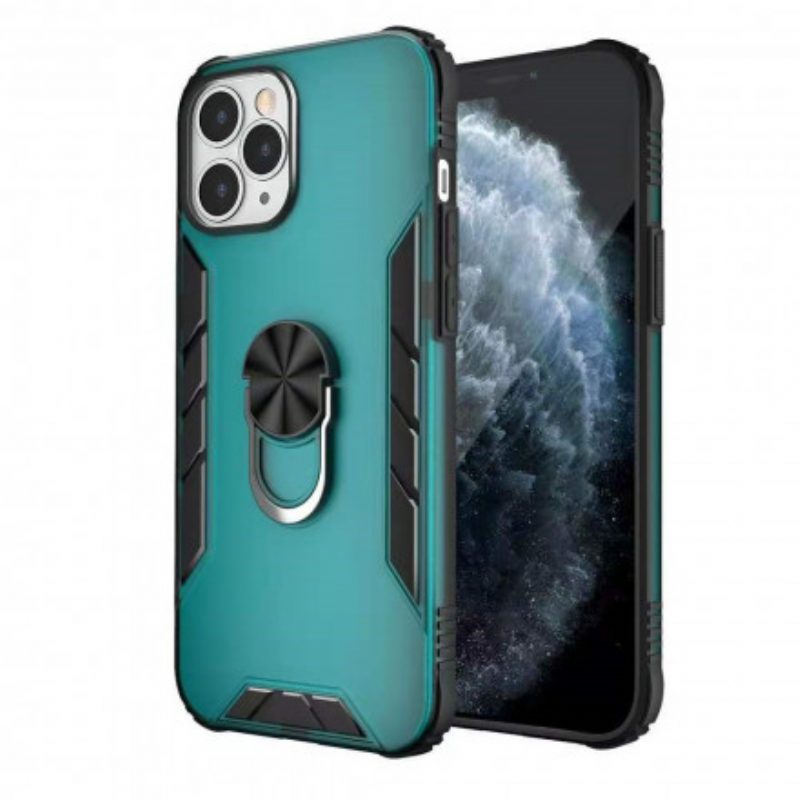 Hoesje voor iPhone 12 / 12 Pro Ring-support Premium