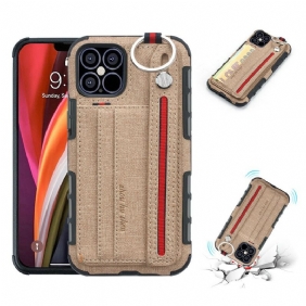 Hoesje voor iPhone 12 / 12 Pro Shouhushen-stof