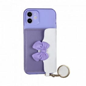 Hoesje voor iPhone 12 / 12 Pro Sleutelhanger Kaarthouder