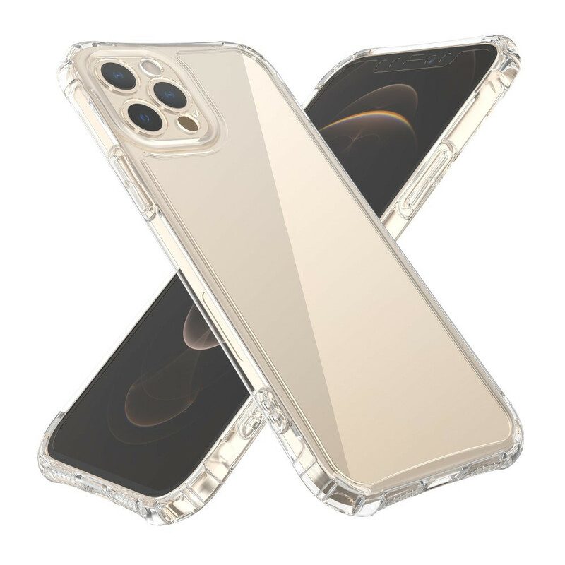 Hoesje voor iPhone 12 / 12 Pro Transparante Leeu-beschermkussens