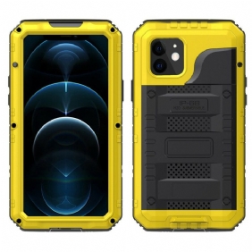 Hoesje voor iPhone 12 / 12 Pro Waterdicht Superbestendig Metaal