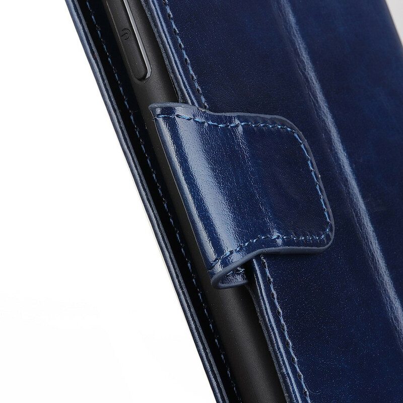 Leren Hoesje voor iPhone 12 / 12 Pro Bevroren Finesse