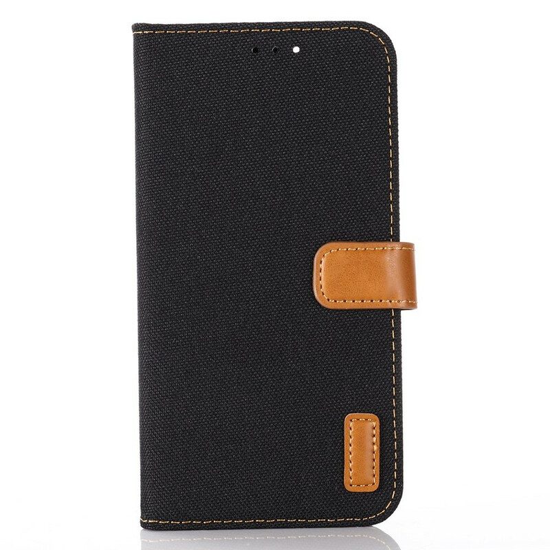 Leren Hoesje voor iPhone 12 / 12 Pro Klassieke Jeans