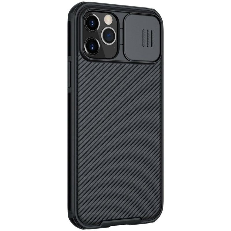 Telefoonhoesje voor iPhone 12 / 12 Pro Bescherming Hoesje Nillkin Lensbescherming