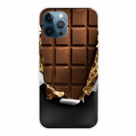 Telefoonhoesje voor iPhone 12 / 12 Pro Flexibele Chocolade