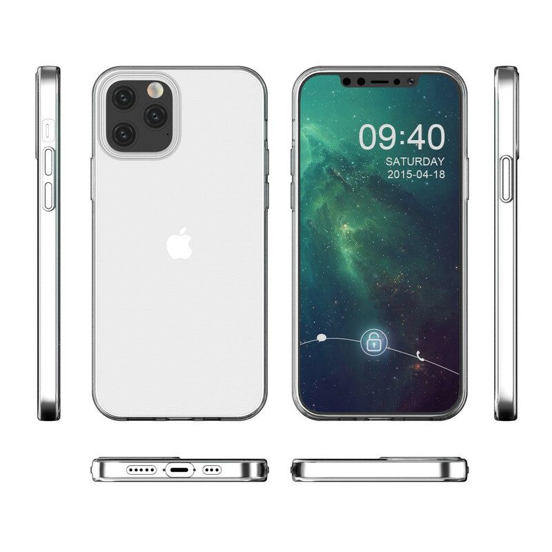 Telefoonhoesje voor iPhone 12 / 12 Pro Transparant Hd