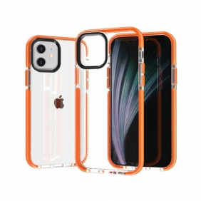 Telefoonhoesje voor iPhone 12 / 12 Pro Transparante Siliconen Randen