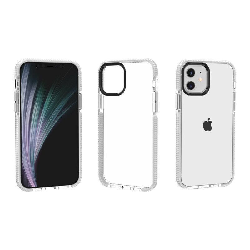 Telefoonhoesje voor iPhone 12 / 12 Pro Transparante Siliconen Randen