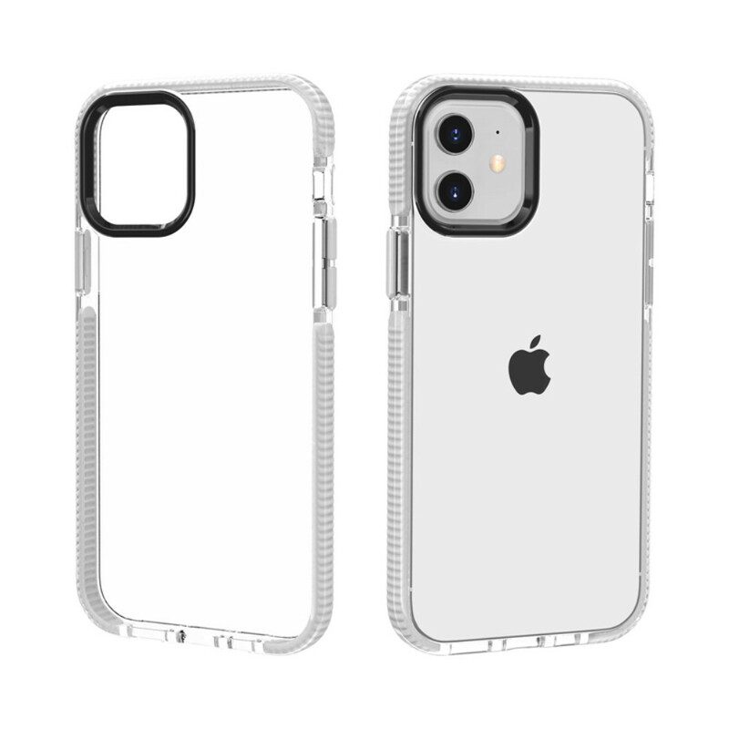 Telefoonhoesje voor iPhone 12 / 12 Pro Transparante Siliconen Randen