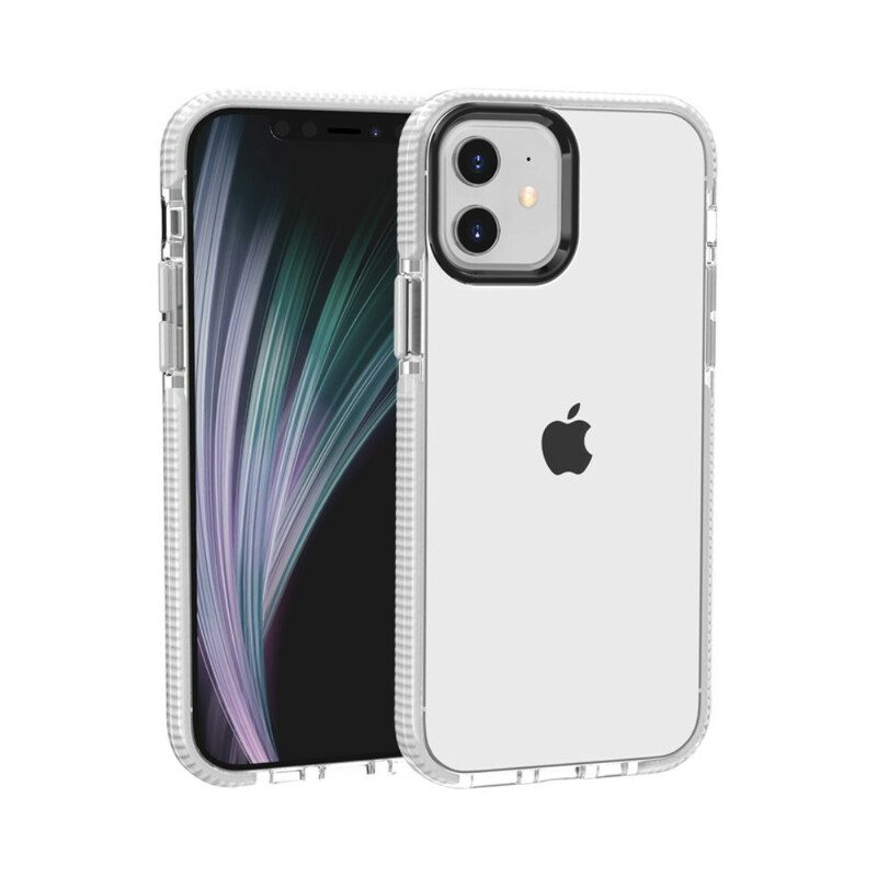 Telefoonhoesje voor iPhone 12 / 12 Pro Transparante Siliconen Randen