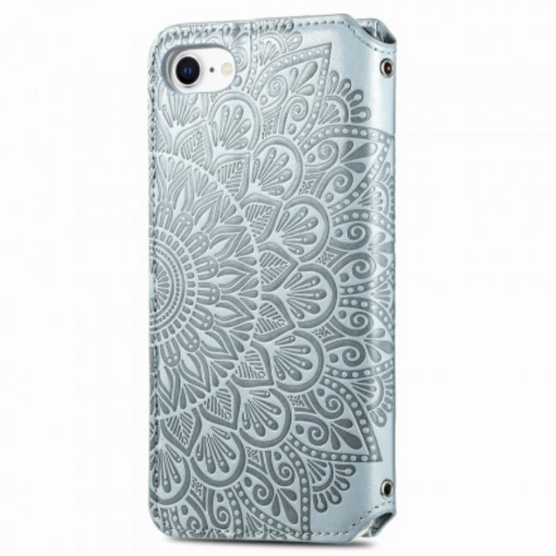 Bescherming Hoesje voor iPhone SE 3 / SE 2 / 8 / 7 Folio-hoesje Mandala