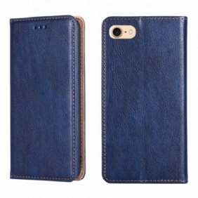 Bescherming Hoesje voor iPhone SE 3 / SE 2 / 8 / 7 Folio-hoesje Pure Kleur