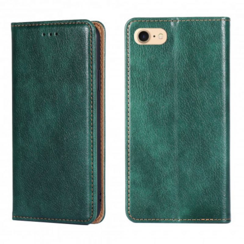 Bescherming Hoesje voor iPhone SE 3 / SE 2 / 8 / 7 Folio-hoesje Pure Kleur