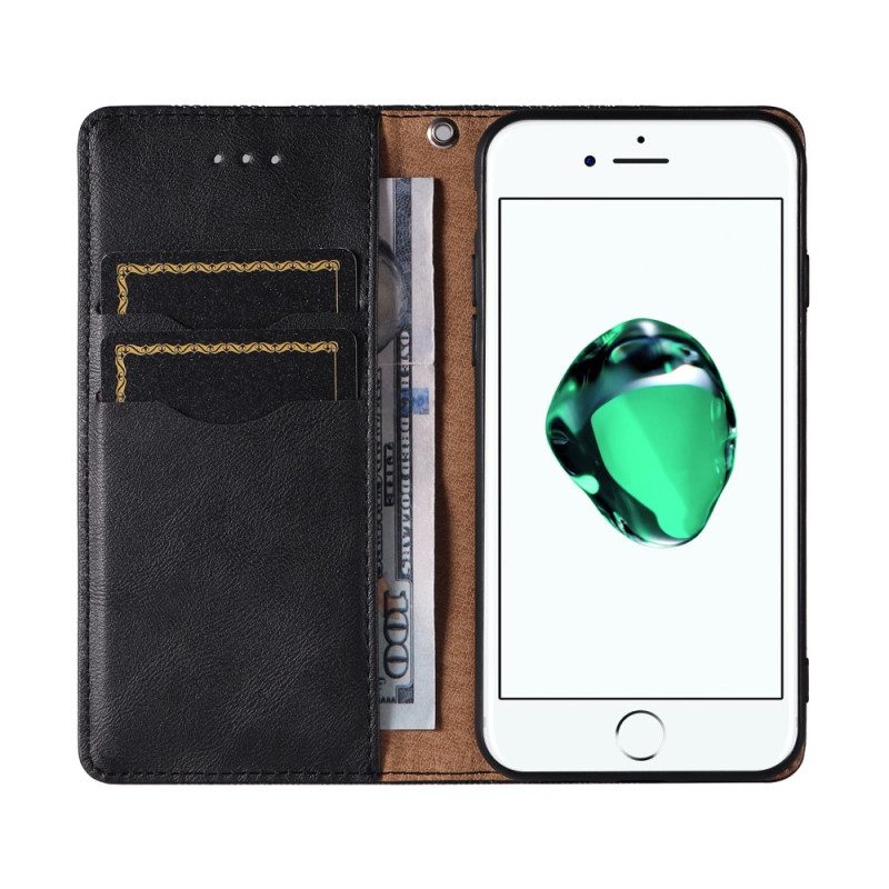 Bescherming Hoesje voor iPhone SE 3 / SE 2 / 8 / 7 Met Ketting Folio-hoesje Retro Bandjes