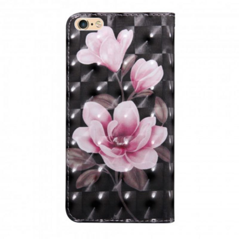 Folio-hoesje voor iPhone SE 3 / SE 2 / 8 / 7 Bloesem Bloemen