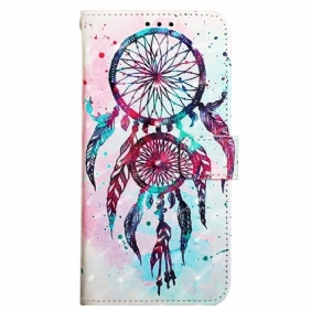 Folio-hoesje voor iPhone SE 3 / SE 2 / 8 / 7 Met Ketting Riem Dromenvanger