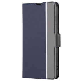 Folio-hoesje voor iPhone SE 3 / SE 2 / 8 / 7 Tweekleurige Dubbele Sluiting