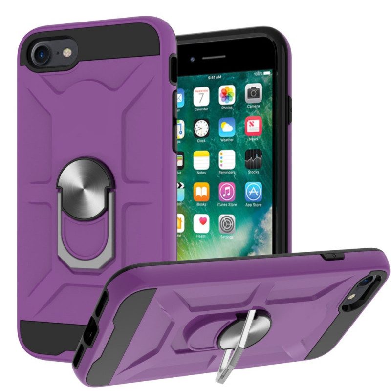 Hoesje voor iPhone SE 3 / SE 2 / 8 / 7 Afneembaar Met Ring-support