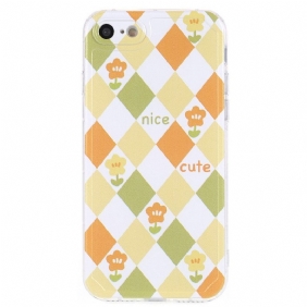 Hoesje voor iPhone SE 3 / SE 2 / 8 / 7 Bloem