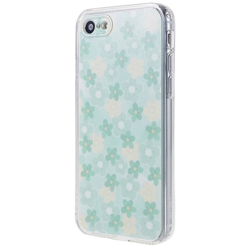 Hoesje voor iPhone SE 3 / SE 2 / 8 / 7 Bloemen Discretie