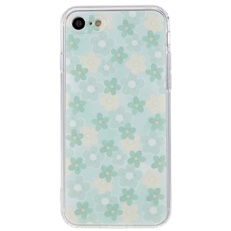 Hoesje voor iPhone SE 3 / SE 2 / 8 / 7 Bloemen Discretie