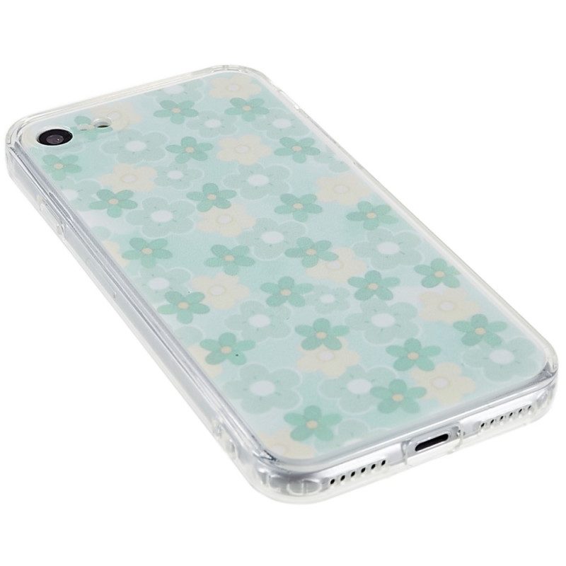 Hoesje voor iPhone SE 3 / SE 2 / 8 / 7 Bloemen Discretie