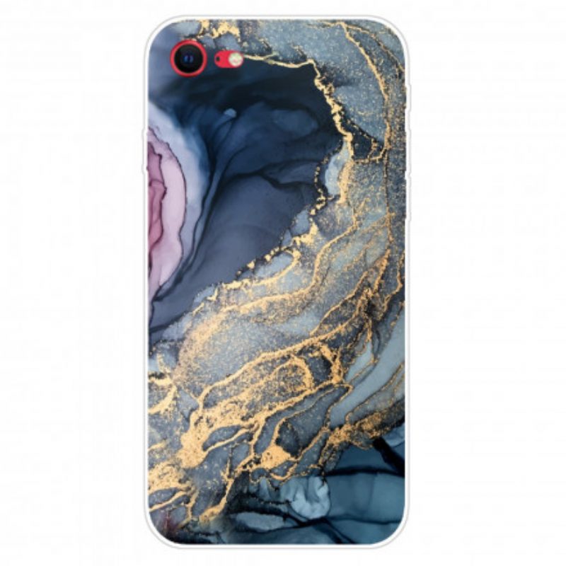 Hoesje voor iPhone SE 3 / SE 2 / 8 / 7 Gekleurd Marmer