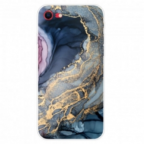 Hoesje voor iPhone SE 3 / SE 2 / 8 / 7 Gekleurd Marmer