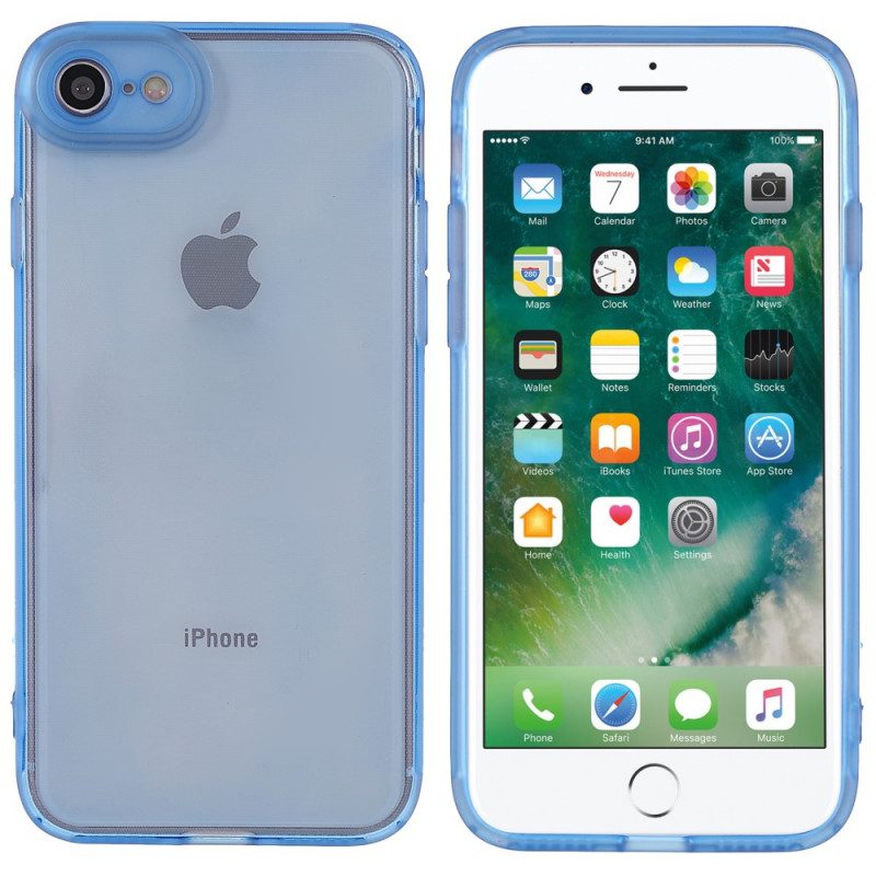 Hoesje voor iPhone SE 3 / SE 2 / 8 / 7 Getint