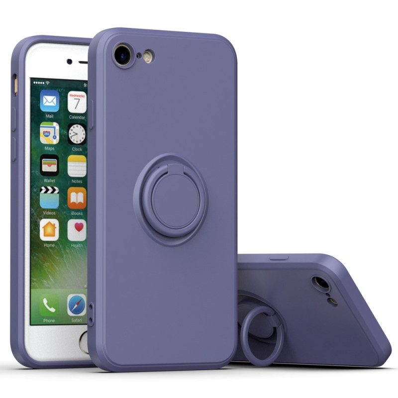 Hoesje voor iPhone SE 3 / SE 2 / 8 / 7 Kleur Met Ring-support