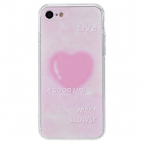 Hoesje voor iPhone SE 3 / SE 2 / 8 / 7 Leef Een Goed Leven