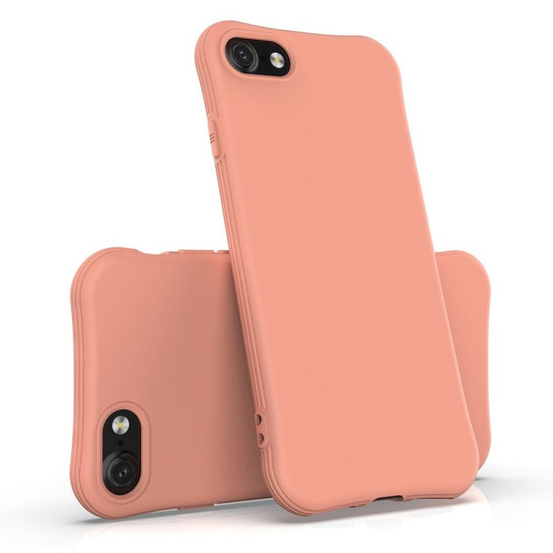 Hoesje voor iPhone SE 3 / SE 2 / 8 / 7 Mat Siliconen