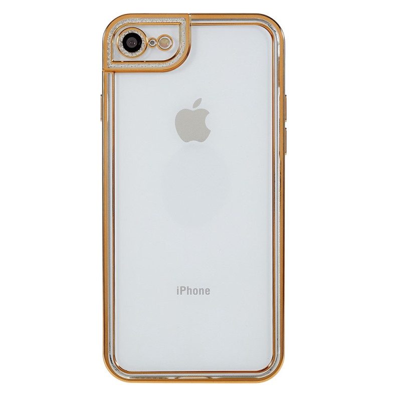 Hoesje voor iPhone SE 3 / SE 2 / 8 / 7 Metalen Randen