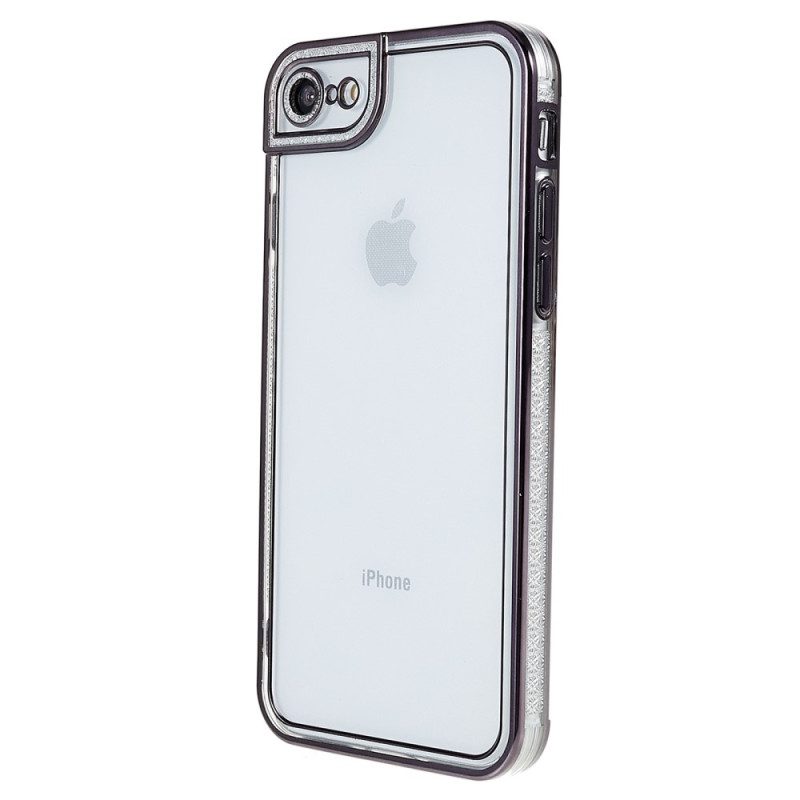 Hoesje voor iPhone SE 3 / SE 2 / 8 / 7 Metalen Randen