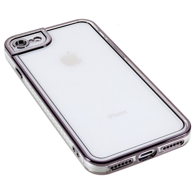 Hoesje voor iPhone SE 3 / SE 2 / 8 / 7 Metalen Randen