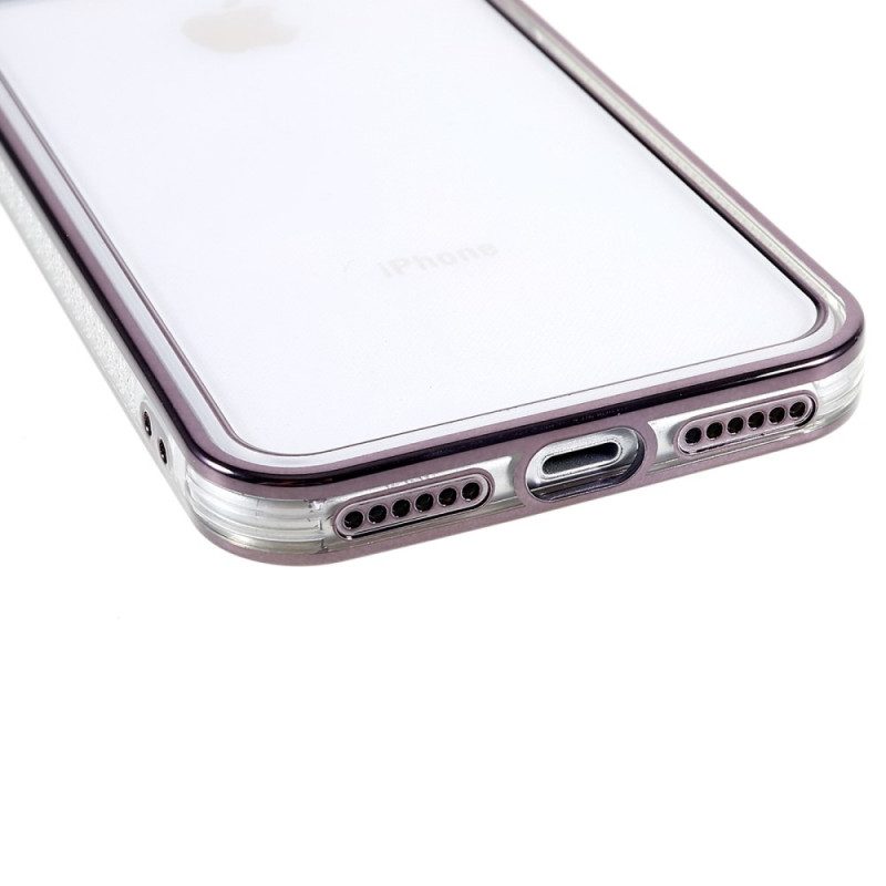 Hoesje voor iPhone SE 3 / SE 2 / 8 / 7 Metalen Randen