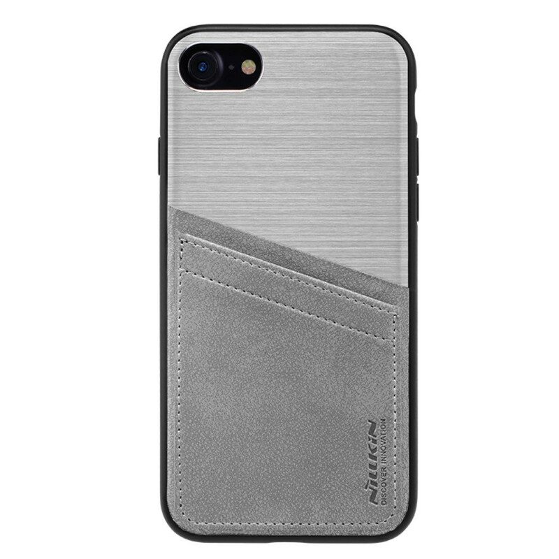 Hoesje voor iPhone SE 3 / SE 2 / 8 / 7 Nillkin Luxe Kaarthouder