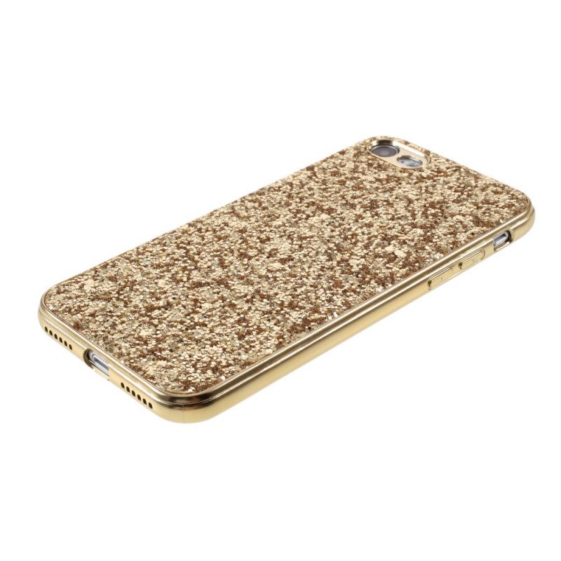 Hoesje voor iPhone SE 3 / SE 2 / 8 / 7 Pailletten