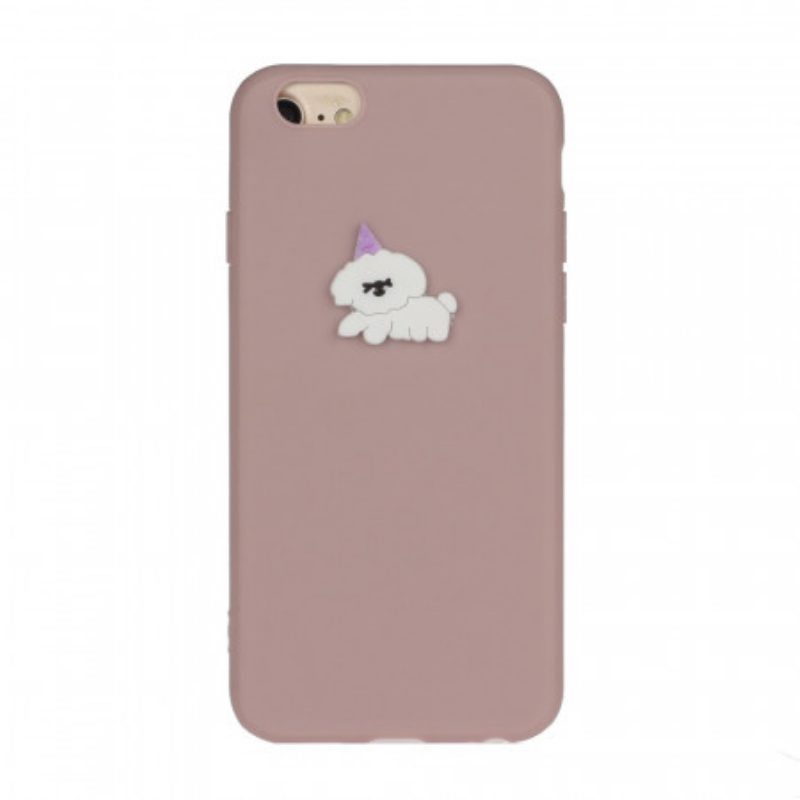 Hoesje voor iPhone SE 3 / SE 2 / 8 / 7 Siliconen Hond